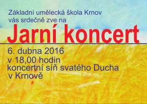 Jarní koncert ZUŠ Krnov