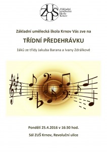 Třídní koncert