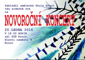 Novoroční koncert ZUŠ Krnov